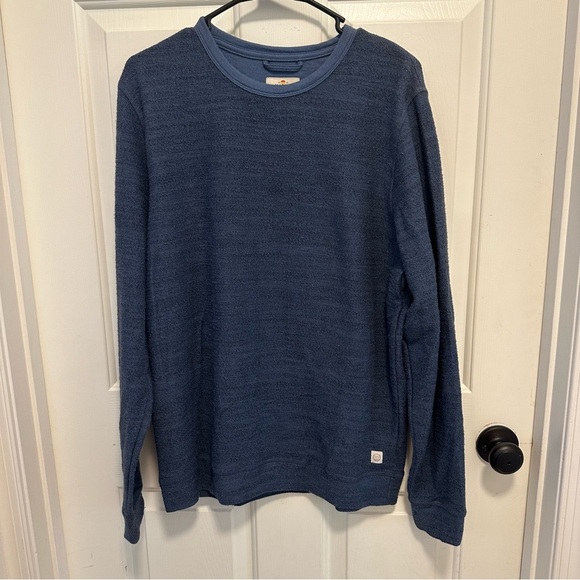 Marine Layer Boucle Sweatshirt Long Sleeve Crew Neck Size Medium - Picture 1 of 5